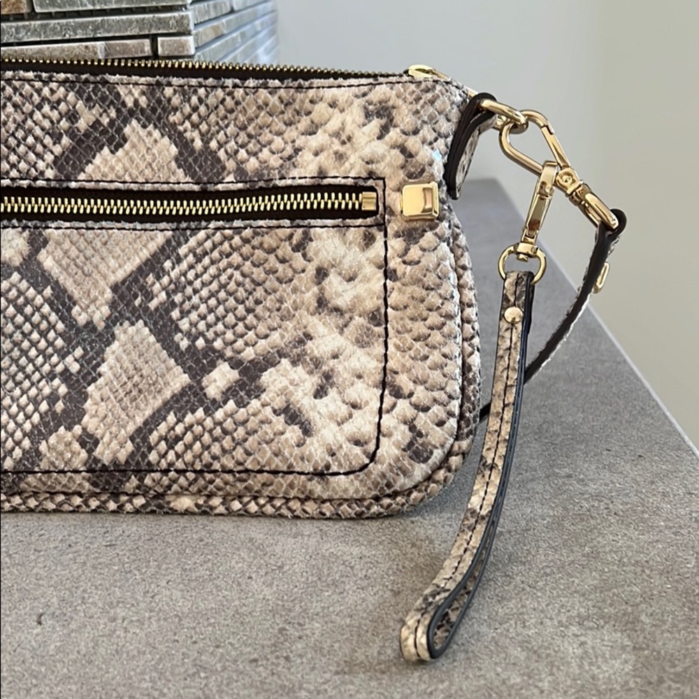 Nine West Python Crossbody/Wristlet Bag - image 4